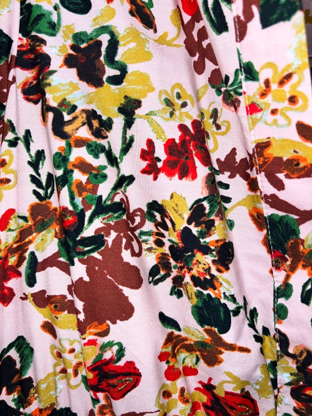 Anthropologie Somerset Maxi Dress Size M Smocked Tiered Dress Like New - Picture 7 of 7